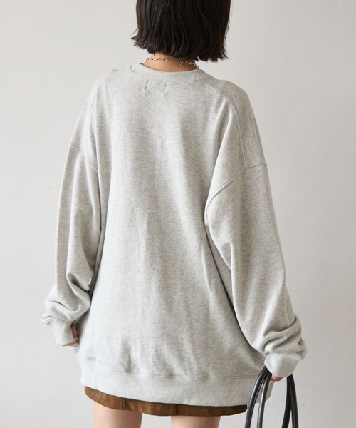 PBLIM（ページボーイリム）の「《UNISEX》スリーキャットスウェット（スウェット・レディース・グレー/ネイビー・MEDIUM/LARGE）」の5枚目の写真