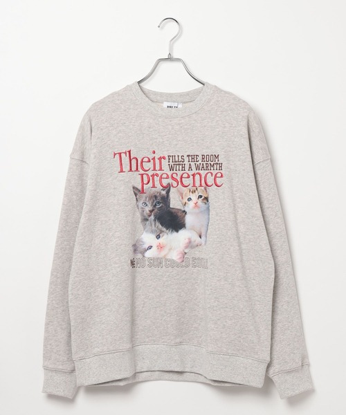 PBLIM（ページボーイリム）の「《UNISEX》スリーキャットスウェット（スウェット・レディース・グレー/ネイビー・MEDIUM/LARGE）」の19枚目の写真
