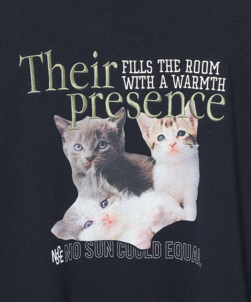 PBLIM（ページボーイリム）の「《UNISEX》スリーキャットスウェット（スウェット・レディース・グレー/ネイビー・MEDIUM/LARGE）」の22枚目の写真