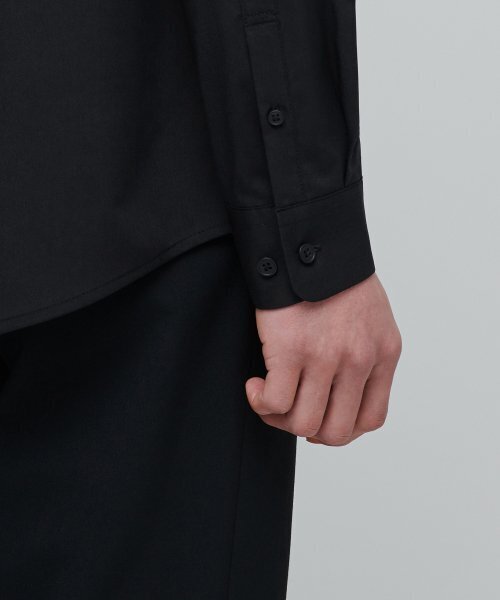 MUSINSA STANDARD（ムシンサスタンダード）の「しわのないドレスシャツ[ブラック]（ビジネスシャツ・メンズ・その他・SMALL/MEDIUM/LARGE/X-LARGE/XX-LARGE）」の11枚目の写真
