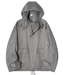 PARTIMENTO（パルティメント）の「Mosaic Code Jacket Charcoal Gray（ナイロンジャケット）」