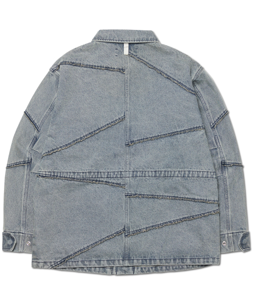 NOMANUAL(NOMANUAL)の「R.C DENIM BDU JACKET - WASHED BLUE(デニムジャケット・レディース・その他・SMALL/MEDIUM/LARGE)」の2枚目の写真