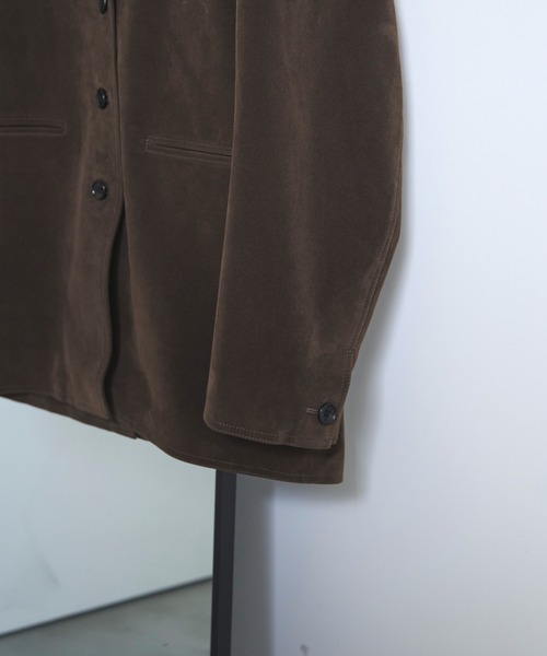 アンヌーク エコスエード ジャケット anuke/アンヌーク] エコスエード ジャケット（テーラードジャケット