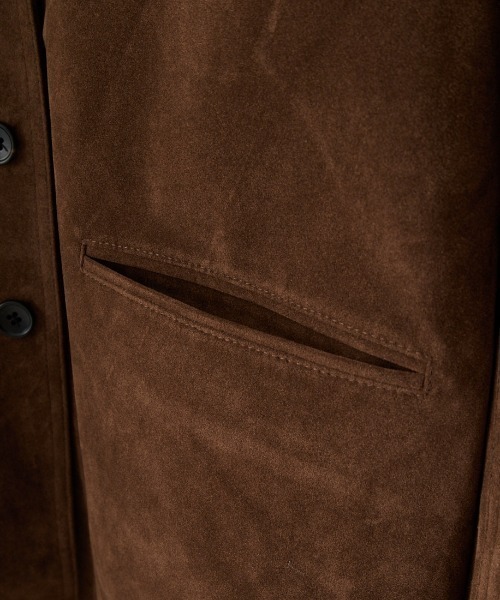 anuke/アンヌーク] エコスエード ジャケット（テーラードジャケット