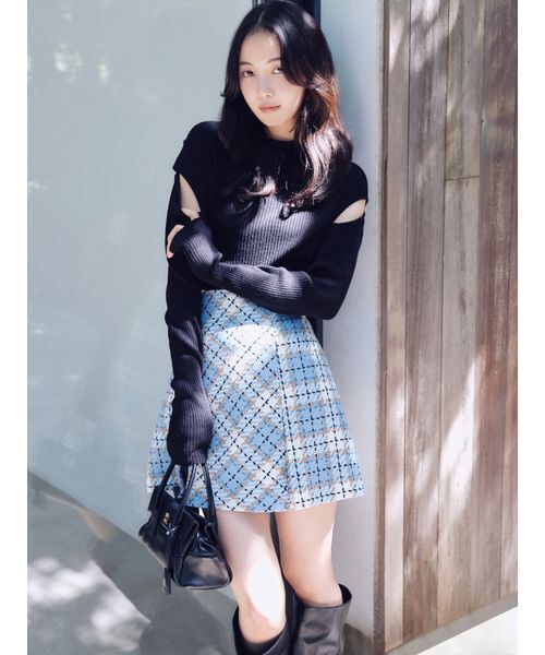 SNIDEL（スナイデル）の「ロービングスカショーパン（その他パンツ・レディース・ブラック/サックスブルー/ネイビー・0/1/2）」の5枚目の写真