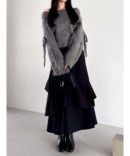 dazzlin（ダズリン）の「バックレースアップアシメマーメイドスカート（スカート・レディース・その他1/ブラック/インディゴブルー/その他・SMALL/MEDIUM）」の11枚目の写真