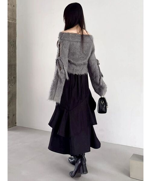 dazzlin（ダズリン）の「バックレースアップアシメマーメイドスカート（スカート・レディース・その他1/ブラック/インディゴブルー/その他・SMALL/MEDIUM）」の12枚目の写真