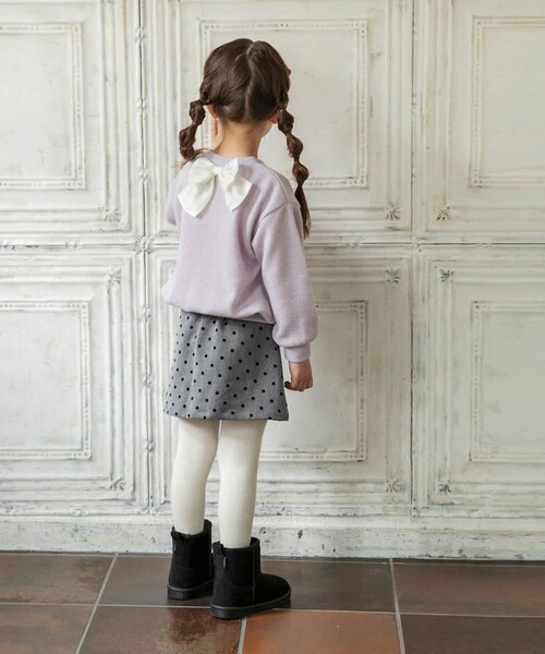 BRANSHES（ブランシェス）の「前ボタン起毛プリーツスカート（スカート・キッズ・ブラウン/グレー・80/110/130/150/100/140/90/120）」の11枚目の写真