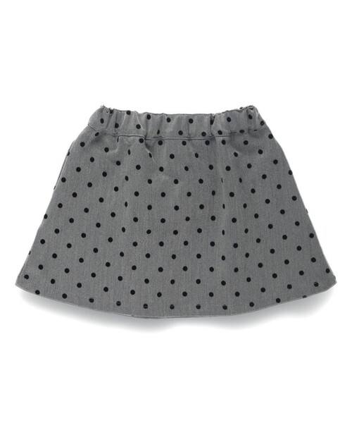 BRANSHES（ブランシェス）の「前ボタン起毛プリーツスカート（スカート・キッズ・ブラウン/グレー・80/110/130/150/100/140/90/120）」の3枚目の写真