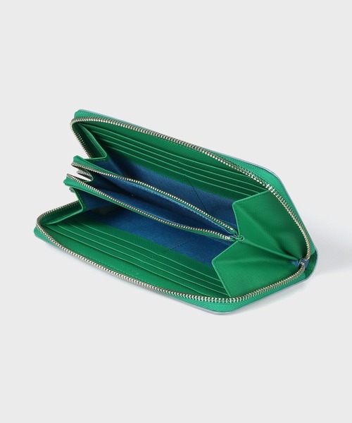 II-5549 ポールスミス グリーン 長財布 サフィアーノ ラウンドジップ Paul Smith（ポール・スミス） 財布 PS Paul Smith ドローイング