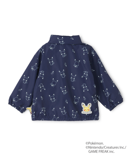 petit main（プティマイン）の「【モンポケ】ウィンブレ（ナイロンジャケット・キッズ・イエロー/ネイビー・90cm/110cm/80ｃｍ/120cm/100cm）」の10枚目の写真