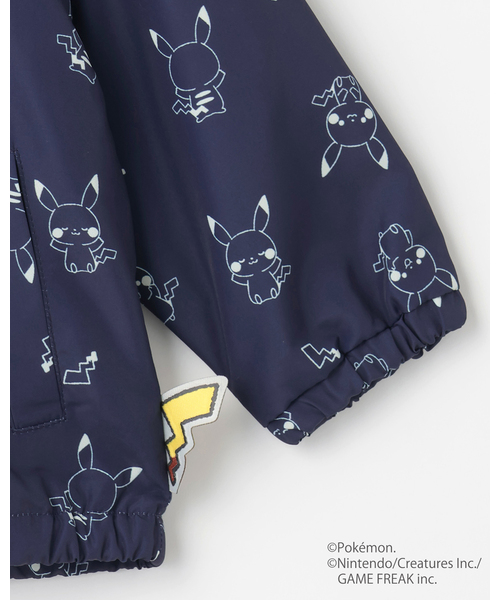 petit main（プティマイン）の「【モンポケ】ウィンブレ（ナイロンジャケット・キッズ・イエロー/ネイビー・90cm/110cm/80ｃｍ/120cm/100cm）」の13枚目の写真