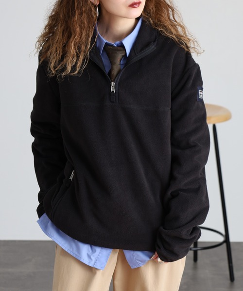 GUESS JEANS（ゲスジーンズ）の「GUESS JEANS ハーフジップスウェットプルオーバー（スウェット・メンズ・ブラック・S/XL/L/M）」の4枚目の写真