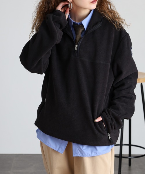 GUESS JEANS（ゲスジーンズ）の「GUESS JEANS ハーフジップスウェットプルオーバー（スウェット・メンズ・ブラック・S/XL/L/M）」の6枚目の写真