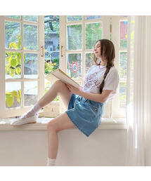 SLOWLOLLI（スローローリ）の「Flower-printed t-shirt（Tシャツ/カットソー）」