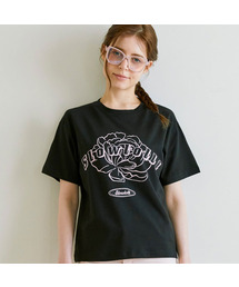Flower-printed t-shirt_2 Colors