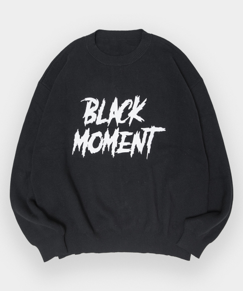 BLACK MOMENT（ブラックモーメント）の「ウォッシャブルグラフィックラフロゴニットプルオーバーTシャツ[カーキ]（ニット/セーター・メンズ・カーキ・FREE）」の5枚目の写真