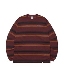NOMANUAL（NOMANUAL）の「「NOMANUAL /ノーマニュアル」NM ストライプド ロング スリーブT（Tシャツ/カットソー）」