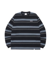 NOMANUAL（NOMANUAL）の「「NOMANUAL /ノーマニュアル」NM ストライプド ロング スリーブT（Tシャツ/カットソー）」