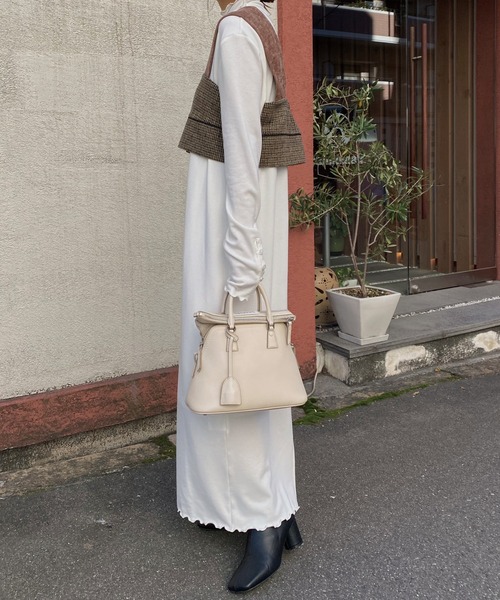nananamoe(ナナナモエ)の「velor switch check piping bustier(その他トップス・レディース・チャコールグレー/ブラウン・FREE)」の21枚目の写真
