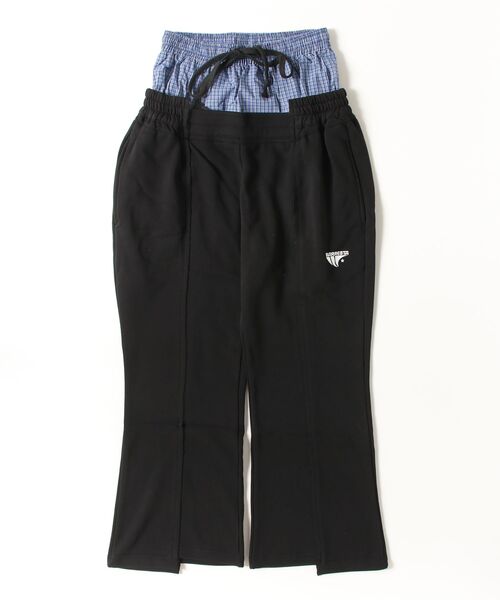 ROYAL FLASH(ロイヤルフラッシュ)の「ECRZN/エクラゾン/DoubleWaist Docking Pants(スウェットパンツ・メンズ・ブラック・F)」の3枚目の写真