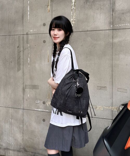 DAMISH(ダミシュ)の「デュアルフレックスショッパーバックパック_ブラック(バックパック/リュック・レディース・ブラック・OS)」の8枚目の写真