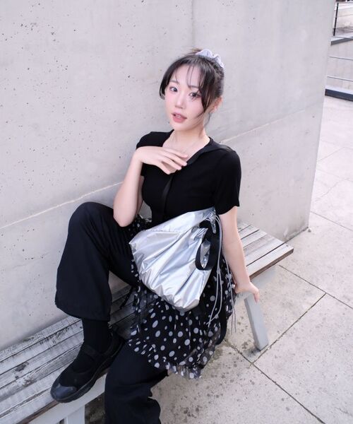 DAMISH(ダミシュ)の「デュアルフレックスショッパーバックパック_ブラック(バックパック/リュック・レディース・ブラック・OS)」の10枚目の写真