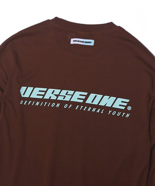 VERSE ONE（バースワン）の「BASIC LOGO LONG SLEEVE T-SHIRTS MOCHA（Tシャツ/カットソー・レディース・その他・LARGE）」の6枚目の写真