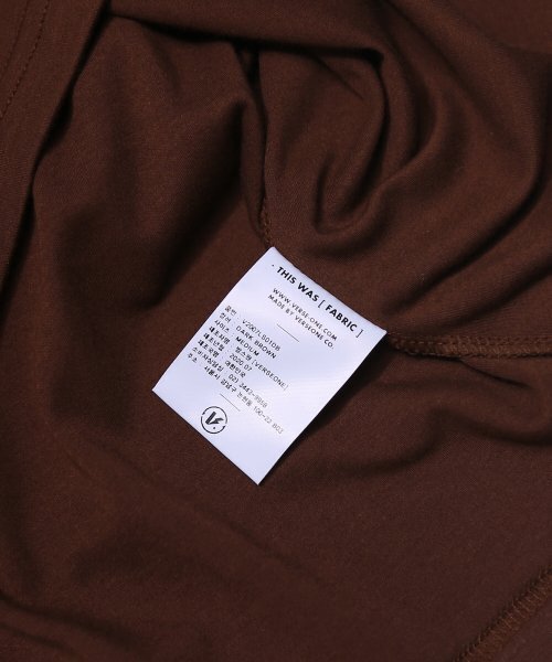 VERSE ONE（バースワン）の「BASIC LOGO LONG SLEEVE T-SHIRTS MOCHA（Tシャツ/カットソー・レディース・その他・LARGE）」の7枚目の写真
