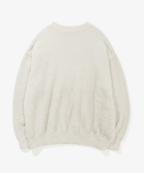 VASTIC(バスティック)の「ヘアリーリバースVネックニット_ベージュ(ニット/セーター・メンズ・その他・MEDIUM/LARGE)」の3枚目の写真