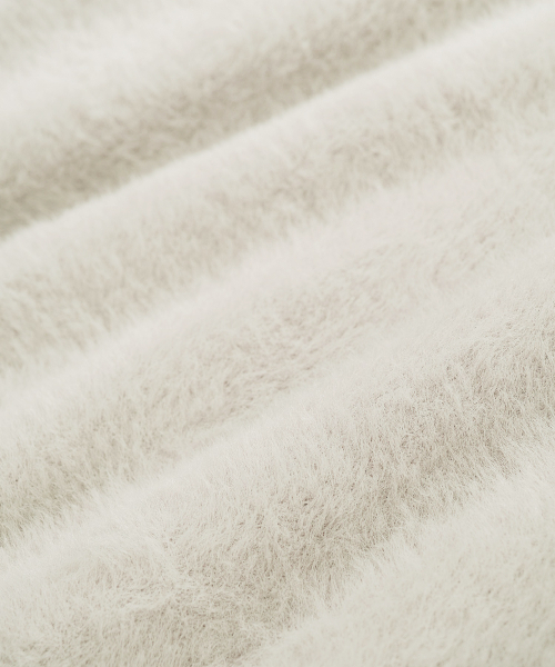 VASTIC(バスティック)の「ヘアリーリバースVネックニット_ベージュ(ニット/セーター・メンズ・その他・MEDIUM/LARGE)」の6枚目の写真