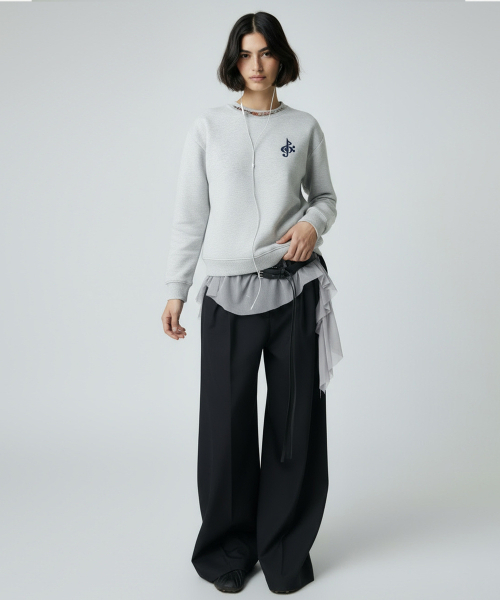 2113 STUDIO(イイルイルサムスタジオ)の「コンバーチブルストーンチョーカー スウェット ライトグレー(Tシャツ/カットソー・レディース・その他・FREE)」の7枚目の写真