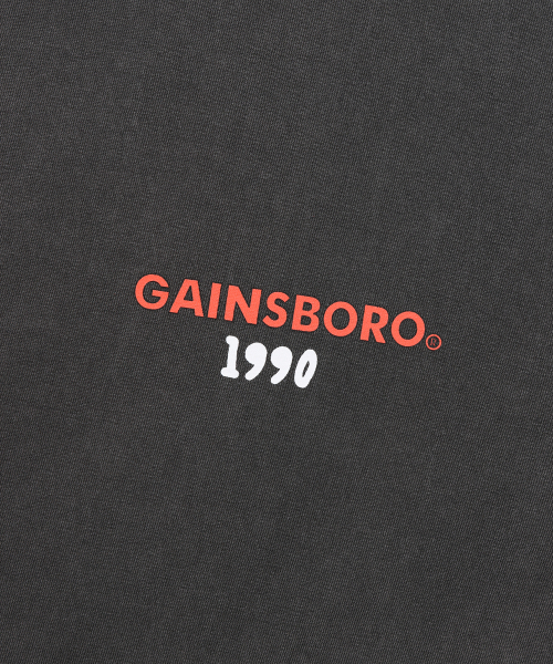 GAINSBORO（ゲインズボロ）の「[クールコットン] ピグメントラウンドスモールロゴTシャツ_ダークグレー/レッド（Tシャツ/カットソー・レディース・その他・X-SMALL/LARGE/MEDIUM）」の4枚目の写真