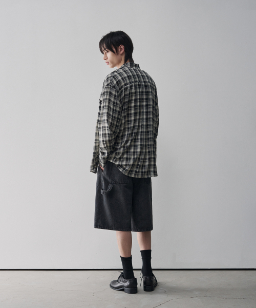 OURDAYZ（アワーデイズ）の「ウェールズカーペンターバミューダデニムパンツ[BLACK]（その他パンツ・レディース・その他・SMALL/MEDIUM/LARGE/X-LARGE）」の2枚目の写真
