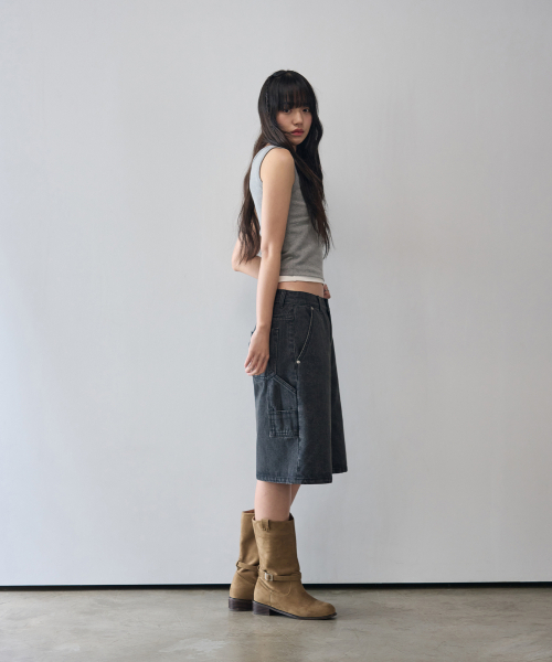 OURDAYZ（アワーデイズ）の「ウェールズカーペンターバミューダデニムパンツ[BLACK]（その他パンツ・レディース・その他・SMALL/MEDIUM/LARGE/X-LARGE）」の3枚目の写真