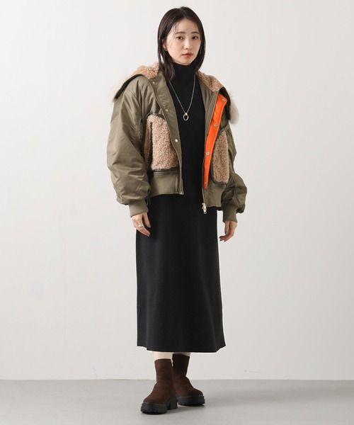 Gready Brilliant（グレディブリリアン）の「２ｗａｙベストセットワンピ（ワンピース・レディース・ブラック/グレー・38）」の12枚目の写真