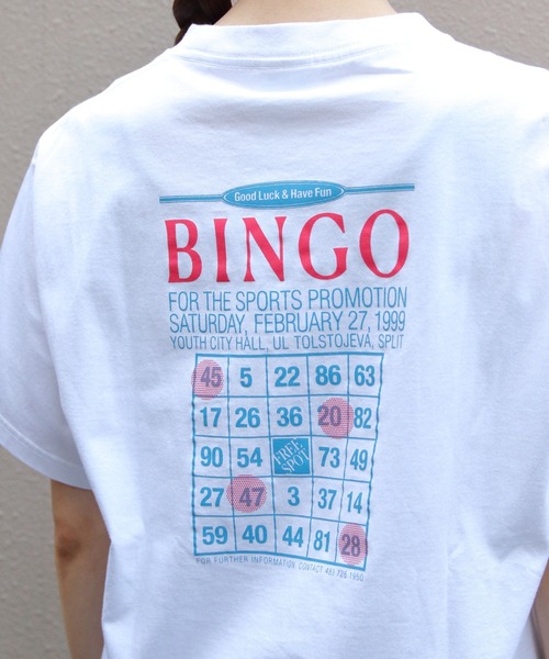 THE SHINZONE(ザ シンゾーン)の「THE SHINZONE/シンゾーン ビンゴTEE BINGO TEE 26SMSCU13(Tシャツ/カットソー・レディース・ホワイト/グレー/グリーン・FREE)」の5枚目の写真