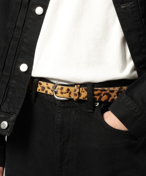 RAGEBLUE(レイジブルー)の「リアルレザー/アニマル柄ベルト(ベルト・メンズ・ホワイト系その他/ホワイト系その他2/ブラウン系その他・FREE)」の3枚目の写真