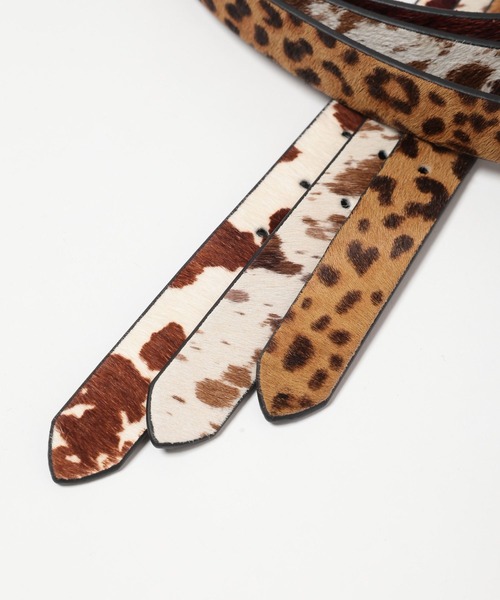 RAGEBLUE(レイジブルー)の「リアルレザー/アニマル柄ベルト(ベルト・メンズ・ホワイト系その他/ホワイト系その他2/ブラウン系その他・FREE)」の6枚目の写真