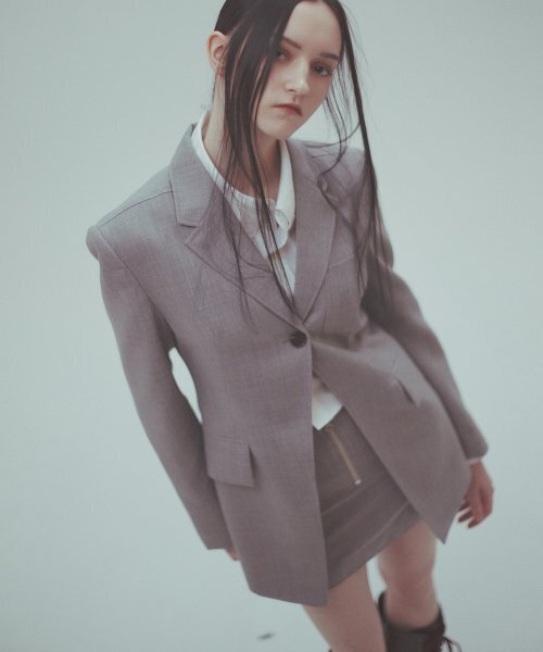RACLEUR（ラクレール）の「RA ワンボタンテーラードシングルジャケット[GRAY]（テーラードジャケット・レディース・その他・SMALL/MEDIUM）」の6枚目の写真