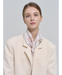 DAL（ダル）の「Blossomk Square Silk Scarf Light Pink（バンダナ/スカーフ）」