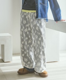 niko and... | メッシュレースカバーパンツ(その他パンツ)