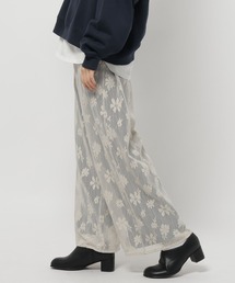niko and... | メッシュレースカバーパンツ(その他パンツ)