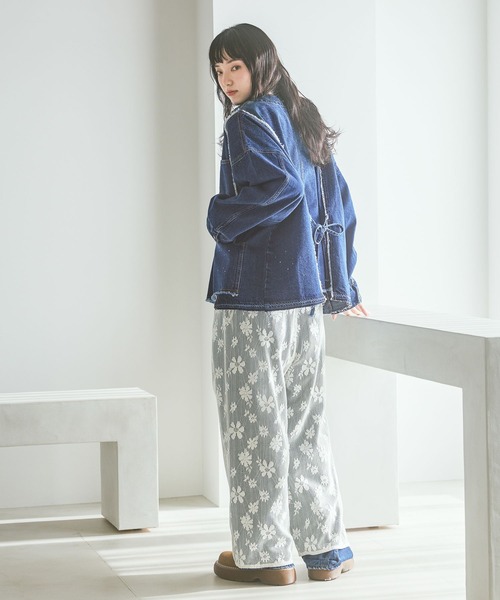 niko and...（ニコアンド）の「メッシュレースカバーパンツ（その他パンツ・レディース・モカ/アイボリー/ブラック・FREE）」の15枚目の写真