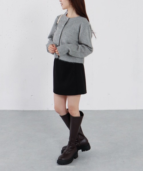 archives(アルシーヴ)の「ベルト付きチェックアソート台形ミニSK(スカート・レディース・ブラック/ブラウン/チャコールグレー/グレー・MEDIUM)」の22枚目の写真