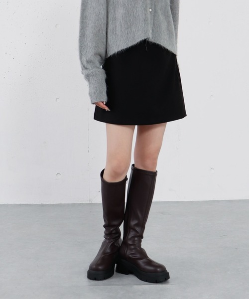 archives(アルシーヴ)の「ベルト付きチェックアソート台形ミニSK(スカート・レディース・ブラック/ブラウン/チャコールグレー/グレー・MEDIUM)」の18枚目の写真