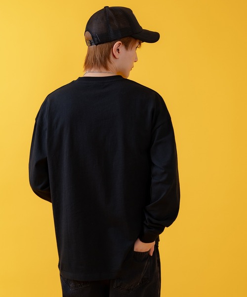 En serio TOKYO(エンソリオトーキョー)の「【SIDEWAYSTANCE】ベビードッグ長袖Tシャツ(Tシャツ/カットソー・メンズ・ホワイト系6/ブラック系6・SMALL/MEDIUM/LARGE/X-LARGE)」の8枚目の写真