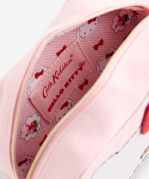 Cath Kidston（キャスキッドソン）の「Cath Kidston × Hello Kitty フェイスキャンバスキッズポシェット（ショルダーバッグ・キッズ・ピンク・FREE）」の7枚目の写真