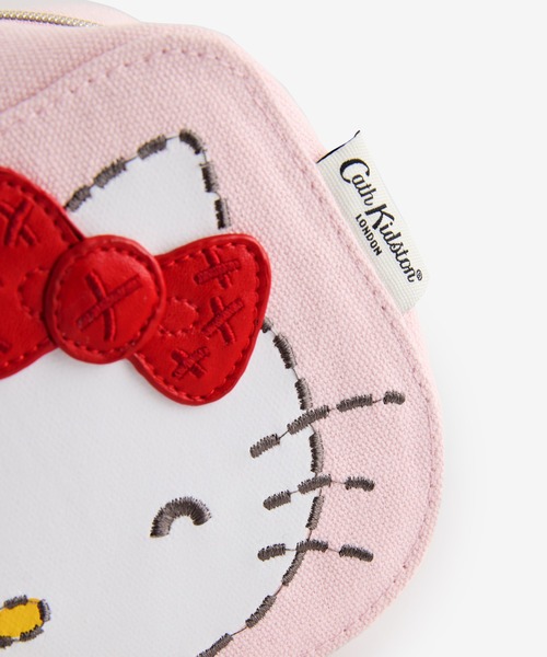 Cath Kidston（キャスキッドソン）の「Cath Kidston × Hello Kitty フェイスキャンバスキッズポシェット（ショルダーバッグ・キッズ・ピンク・FREE）」の9枚目の写真