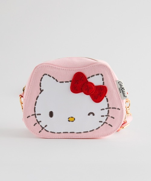 Cath Kidston（キャスキッドソン）の「Cath Kidston × Hello Kitty フェイスキャンバスキッズポシェット（ショルダーバッグ・キッズ・ピンク・FREE）」の10枚目の写真